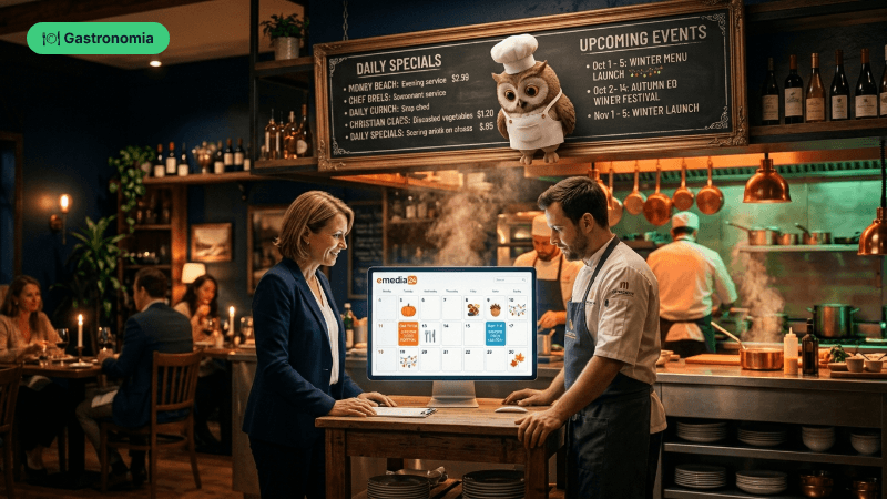 Marketing dla gastronomii 2026 — kalendarz okazji, case study, harmonogram