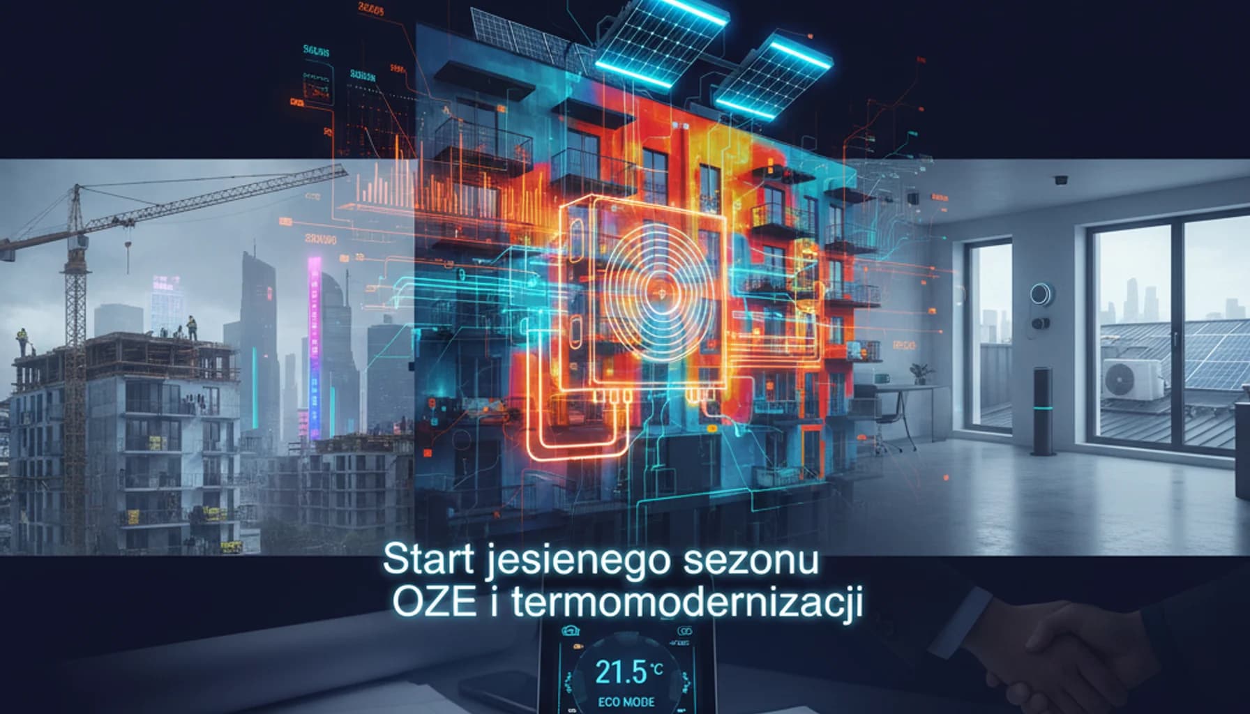 Start jesiennego sezonu OZE i termomodernizacji 1 Września 2026 - Budowlany i nieruchomości kalendarz marketingowy, kampania branżowa (hero) Start jesiennego sezonu OZE i termomodernizacji 1 Września 2026 - Budowlany i nieruchomości kalendarz marketingowy, kampania branżowa (hero)