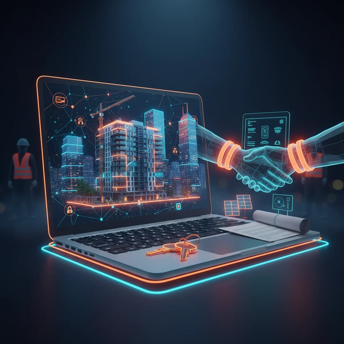 Cyber Monday 30 Listopada 2026 - Budowlany i nieruchomości ilustracja marketingowa Cyber Monday 30 Listopada 2026 - Budowlany i nieruchomości ilustracja marketingowa
