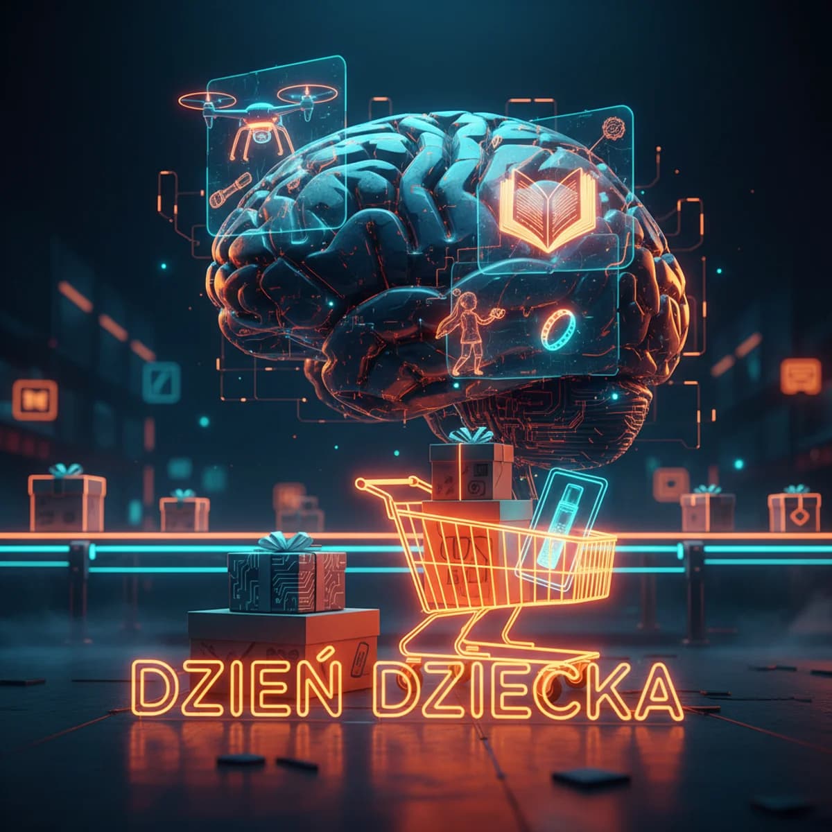 Dzień Dziecka 1 Czerwca 2026 - E-commerce ilustracja marketingowa Dzień Dziecka 1 Czerwca 2026 - E-commerce ilustracja marketingowa