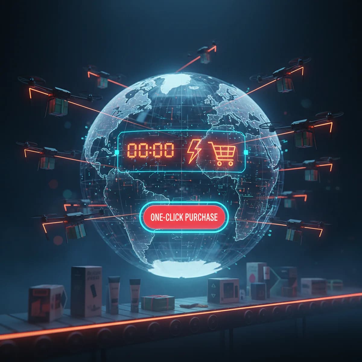 Amazon Prime Day (szacowana data) 13 Lipca 2026 - E-commerce ilustracja marketingowa Amazon Prime Day (szacowana data) 13 Lipca 2026 - E-commerce ilustracja marketingowa