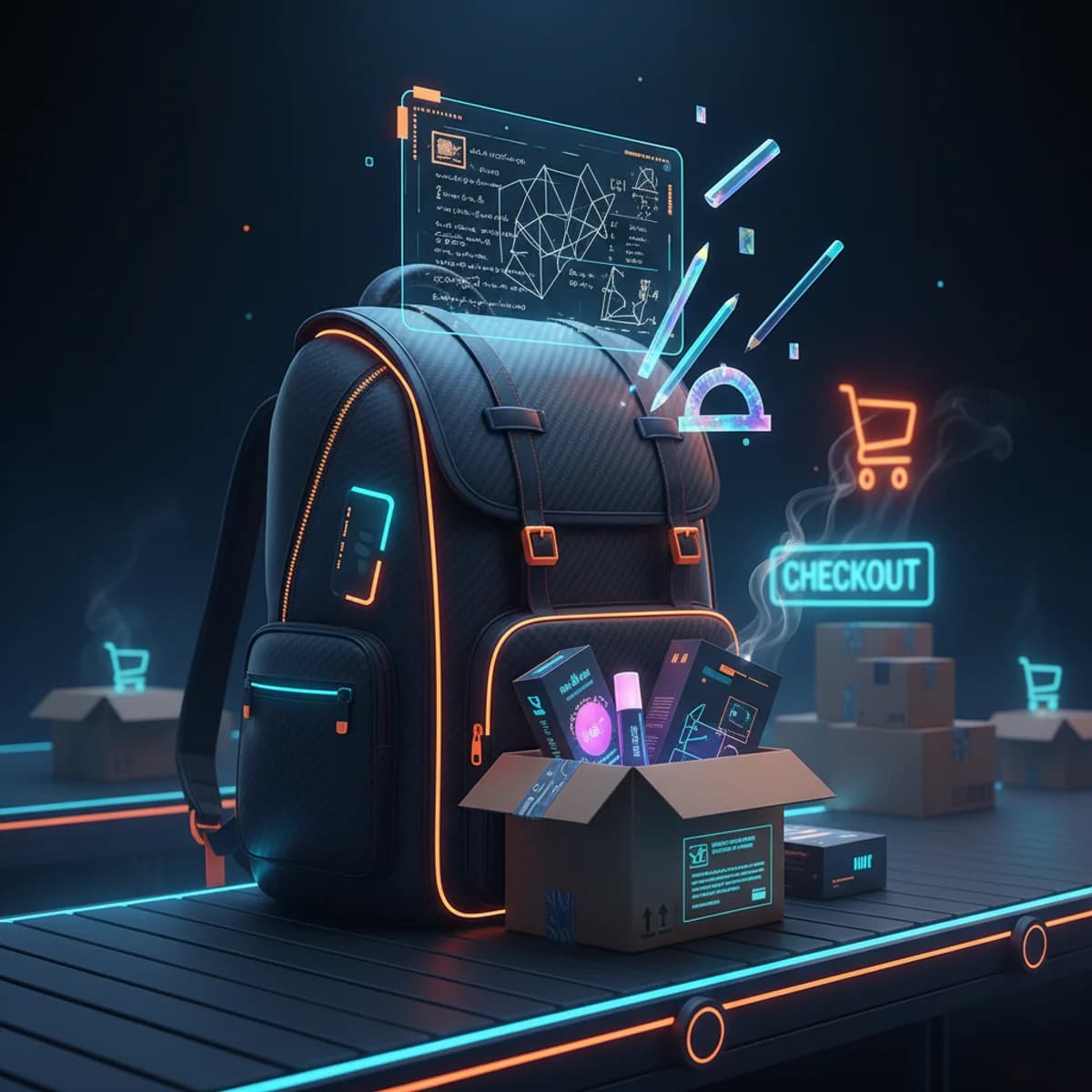 Początek kampanii 'Back to School' 20 Sierpnia 2026 - E-commerce ilustracja marketingowa Początek kampanii 'Back to School' 20 Sierpnia 2026 - E-commerce ilustracja marketingowa