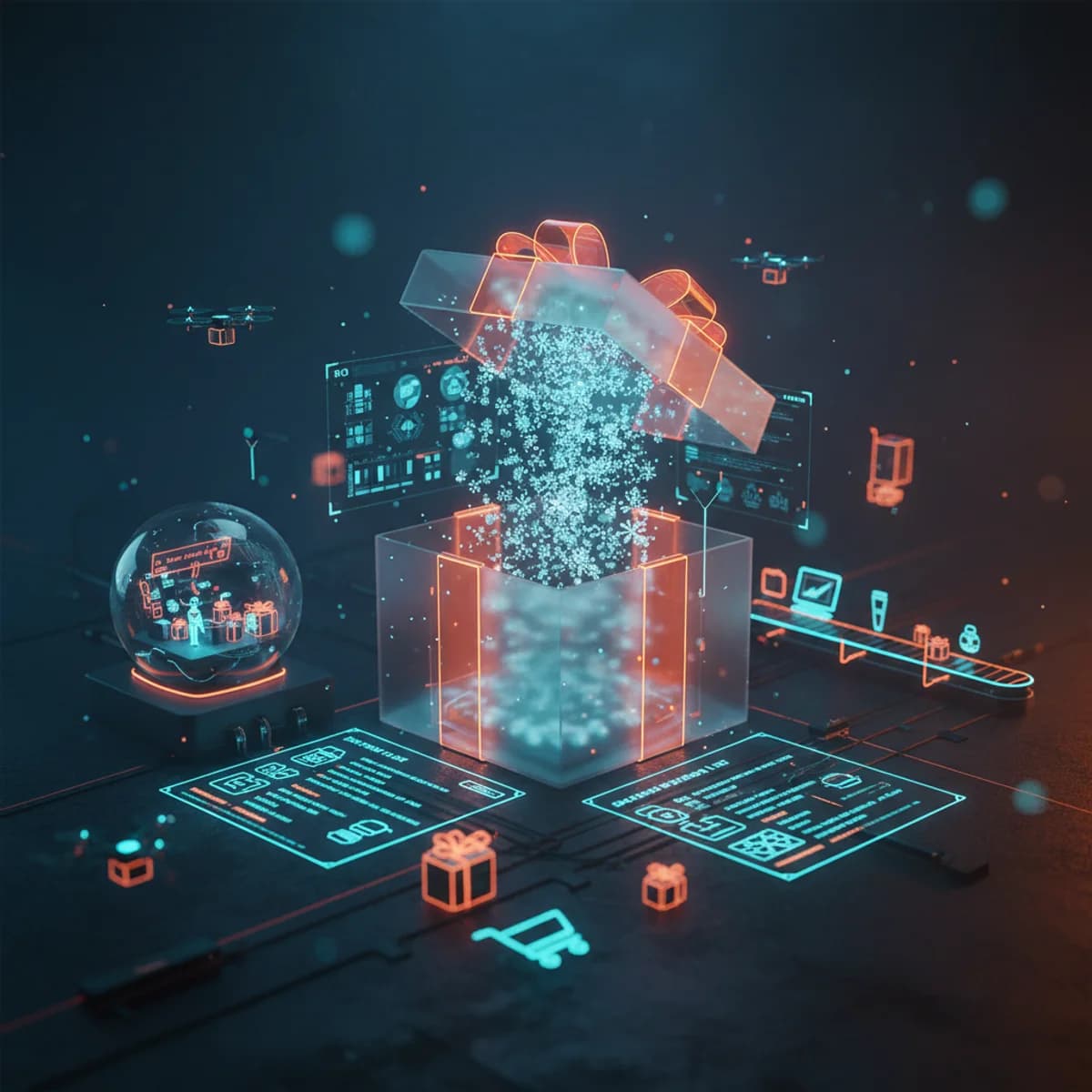 Oficjalny start sezonu prezentowego Boże Narodzenie 15 Listopada 2026 - E-commerce ilustracja marketingowa Oficjalny start sezonu prezentowego Boże Narodzenie 15 Listopada 2026 - E-commerce ilustracja marketingowa