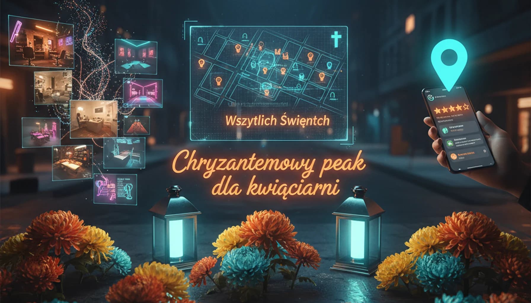 Wszystkich Świętych - Chryzantemowy peak dla kwiaciarni 1 Listopada 2026 - Firmy lokalne kalendarz marketingowy, kampania branżowa (hero) Wszystkich Świętych - Chryzantemowy peak dla kwiaciarni 1 Listopada 2026 - Firmy lokalne kalendarz marketingowy, kampania branżowa (hero)
