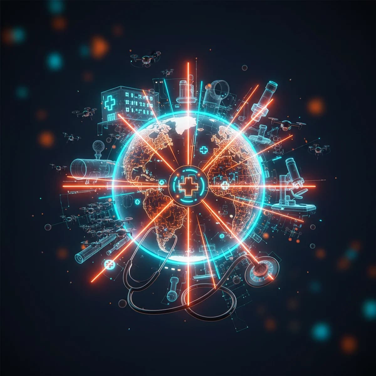 Światowy Dzień Zdrowia / Dzień Pracownika Służby Zdrowia — ilustracja