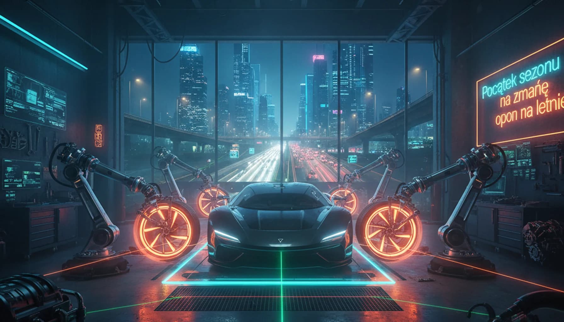 Początek sezonu na zmianę opon na letnie