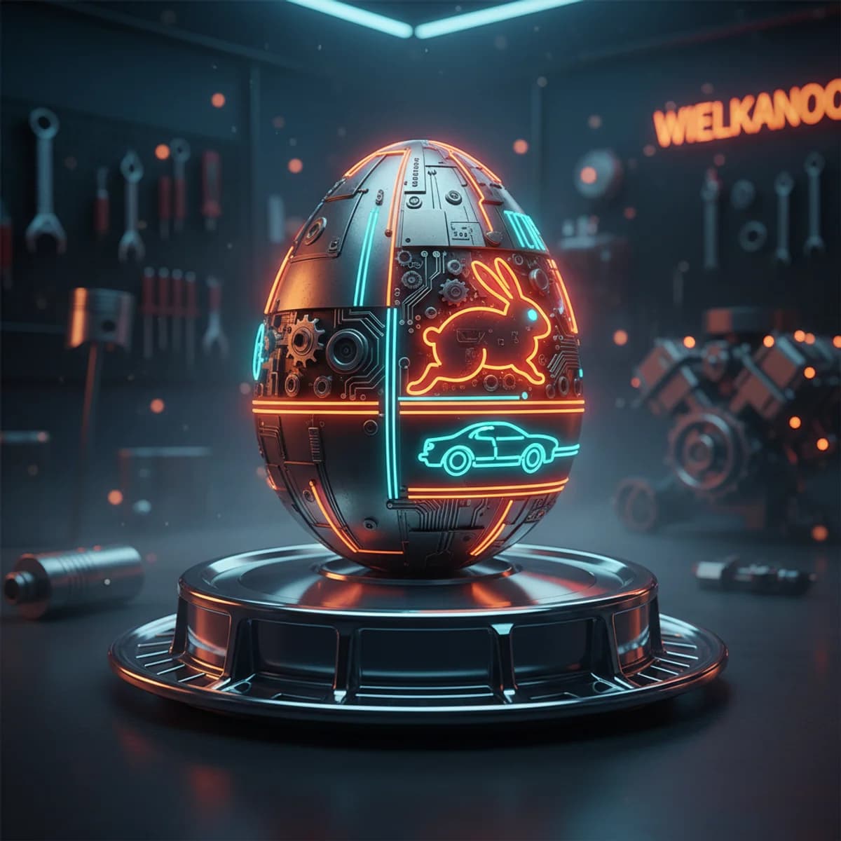 Wielkanoc 5 Kwietnia 2026 - Motoryzacyjny ilustracja marketingowa Wielkanoc 5 Kwietnia 2026 - Motoryzacyjny ilustracja marketingowa