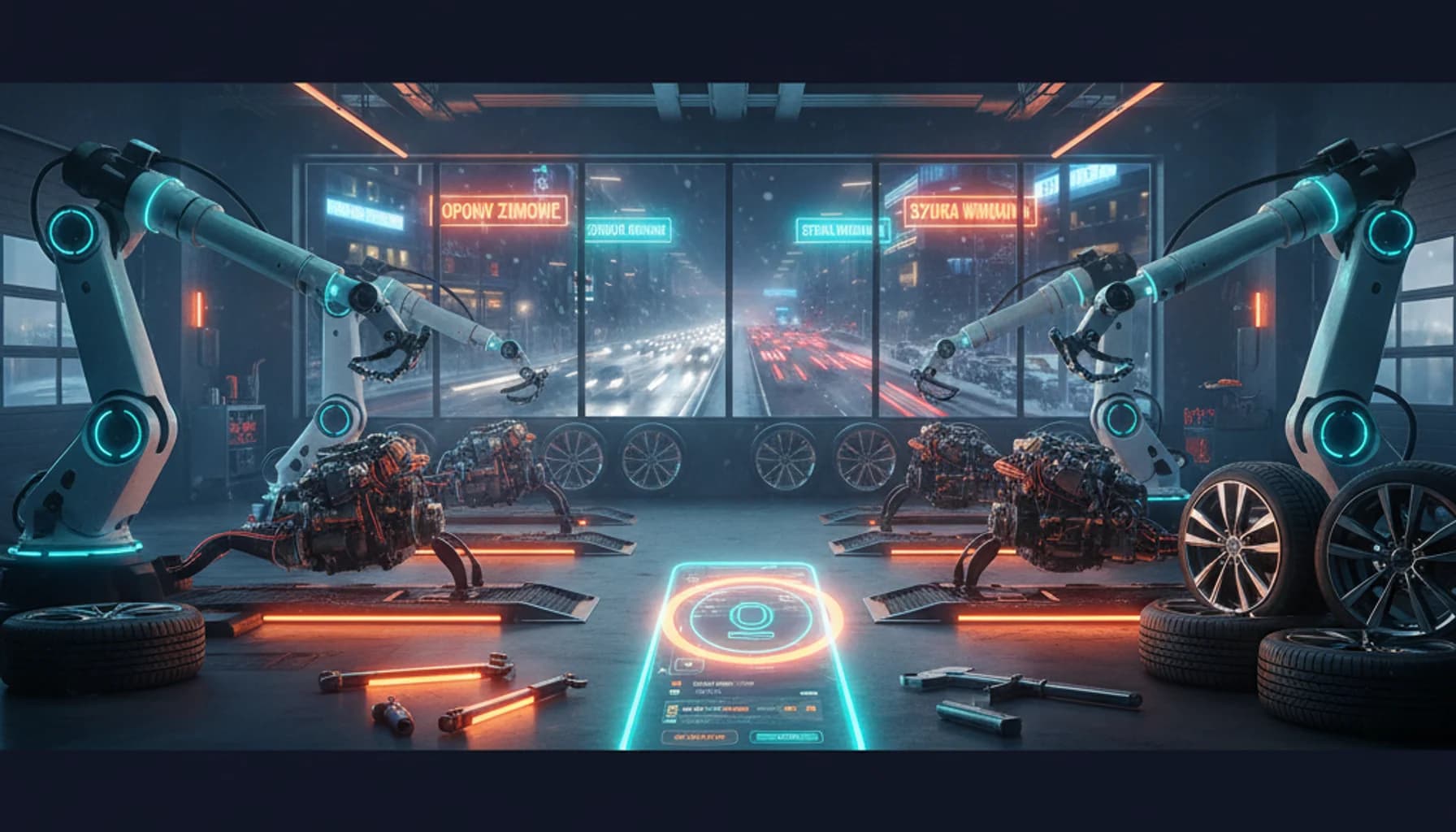 Szczyt sezonu wymiany opon na zimowe