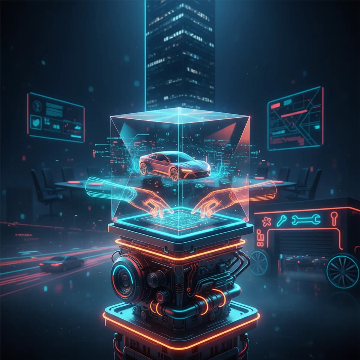 Ostateczny push na sprzedaż flotową B2B — ilustracja