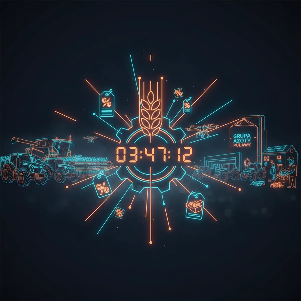 Start kampanii "Wyprzedaż Rocznika 2026" (Producenci i Importerzy) 2 Listopada 2026 - Rolniczy ilustracja marketingowa Start kampanii "Wyprzedaż Rocznika 2026" (Producenci i Importerzy) 2 Listopada 2026 - Rolniczy ilustracja marketingowa