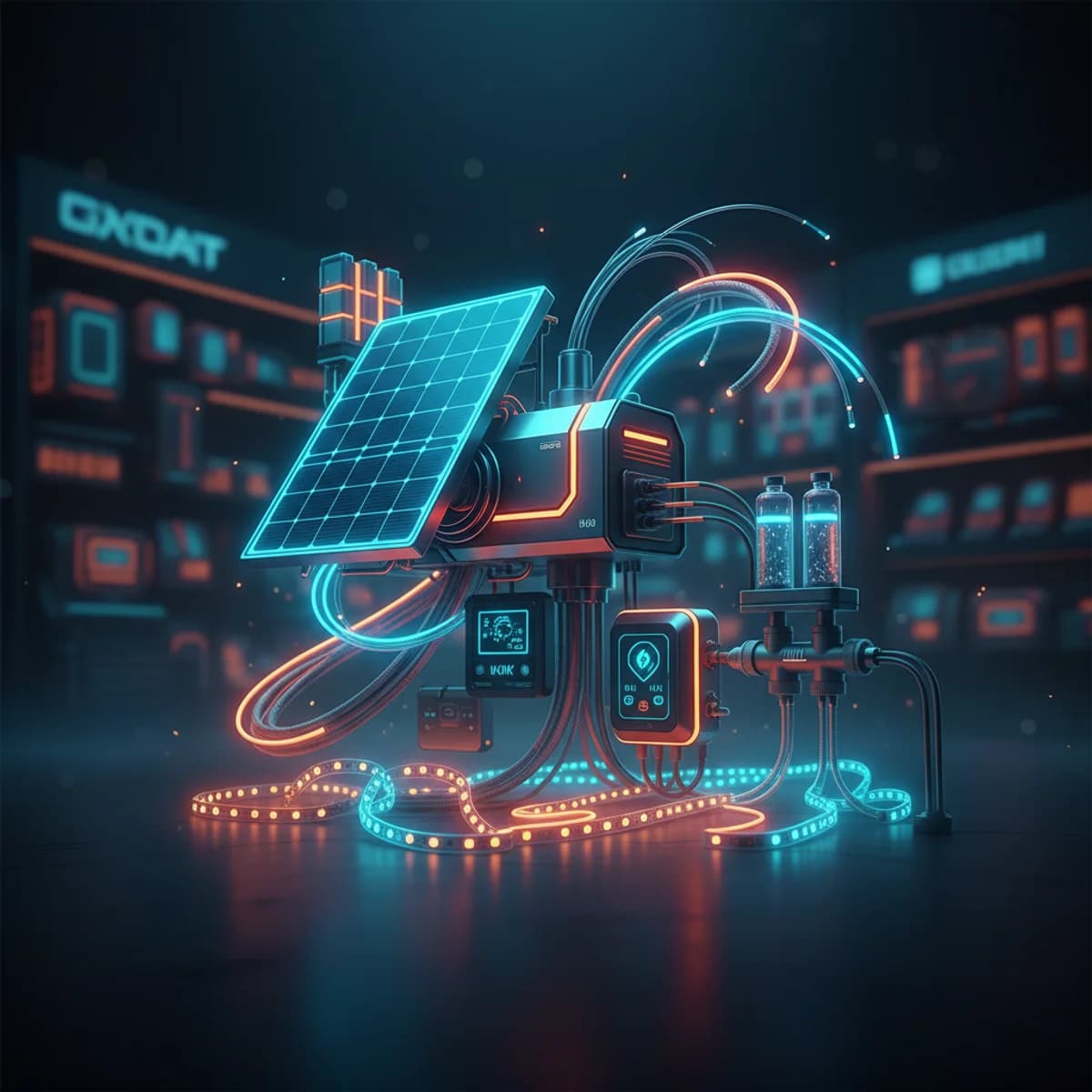 Kampania: Systemy hybrydowe (PV + Pompa Ciepła) 18 Maja 2026 - Techniczny ilustracja marketingowa Kampania: Systemy hybrydowe (PV + Pompa Ciepła) 18 Maja 2026 - Techniczny ilustracja marketingowa
