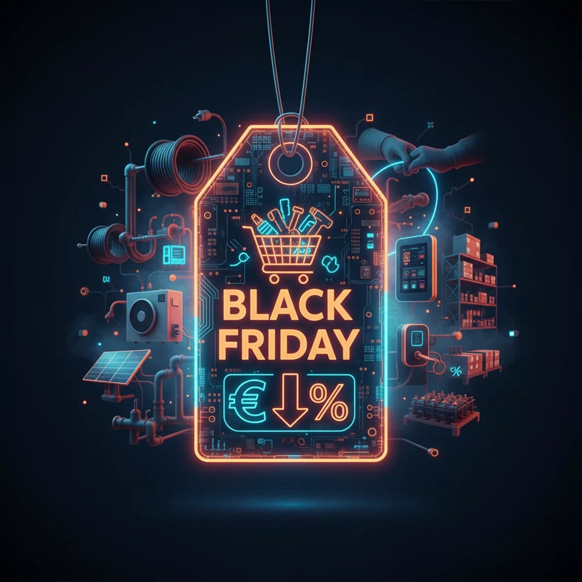 Black Friday 27 Listopada 2026 - Techniczny ilustracja marketingowa Black Friday 27 Listopada 2026 - Techniczny ilustracja marketingowa